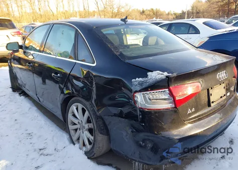 2013 Audi A4 2.0T Premium from USA, damaged, VIN WAUFFAFLXDA094238